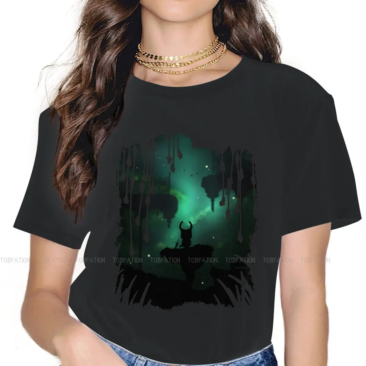 Hollow Knight Silksong Girls T Shirt The Greenpath Female Tops 5XL Graphic Kawaii Tees Ladies Cotton Tshirt
Hollow Knight Silksong Girls T Shirt The Greenpath Female Tops 5XL Graphic Kawaii Tees Ladies Cotton Tshirt
