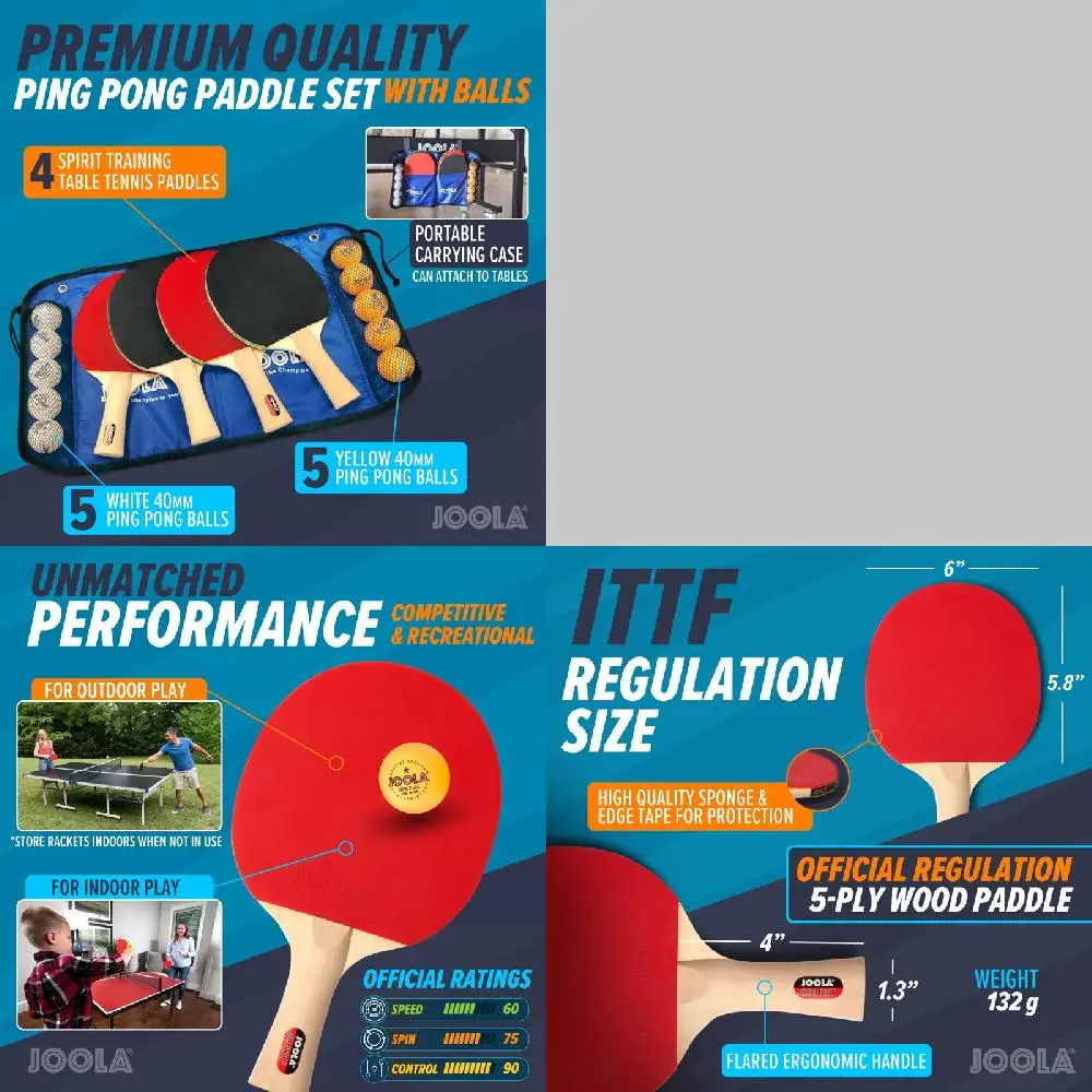 Perfect Stylish Quality Tennis Bundle with Carrying Case, 4 Paddles and 10 Balls - Ideal for Games and Practice!
Perfect Stylish Quality Tennis Bundle with Carrying Case, 4 Paddles and 10 Balls - Ideal for Games and Practice!