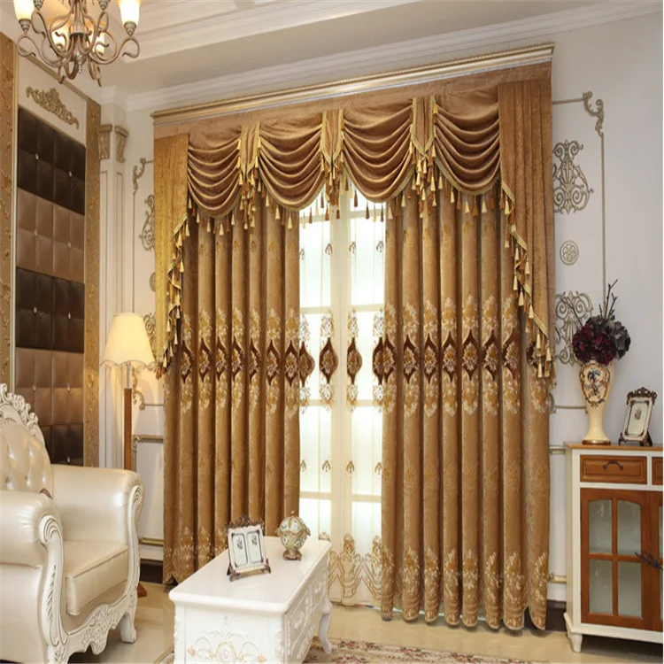 New European-style Embroidery Exquisite High-quality Pretty Chenille Shading Custom Curtains for Living Dining Room Bedroom
New European-style Embroidery Exquisite High-quality Pretty Chenille Shading Custom Curtains for Living Dining Room Bedroom