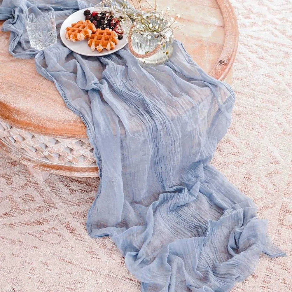 Semi-Sheer Gauze Table Runner Sage Cheesecloth Table Dining Vintage Wedding Party Christmas Banquets Arches Cake Decor
Semi-Sheer Gauze Table Runner Sage Cheesecloth Table Dining Vintage Wedding Party Christmas Banquets Arches Cake Decor