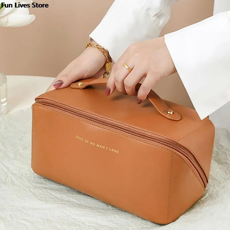 Большая профессиональная косметичка, кожаный Органайзер для косметики, сумки, женские портативные сумки для мытья, водонепроницаемая сумк...
Большая профессиональная косметичка, кожаный Органайзер для косметики, сумки, женские портативные сумки для мытья, водонепроницаемая сумк...
