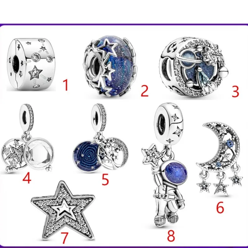 925 Sterling Silver New Astronaut Glass Bead Fastening Buckle beads Charm Suitable For Original Pandora Bracelet Jewelry
925 Sterling Silver New Astronaut Glass Bead Fastening Buckle beads Charm Suitable For Original Pandora Bracelet Jewelry