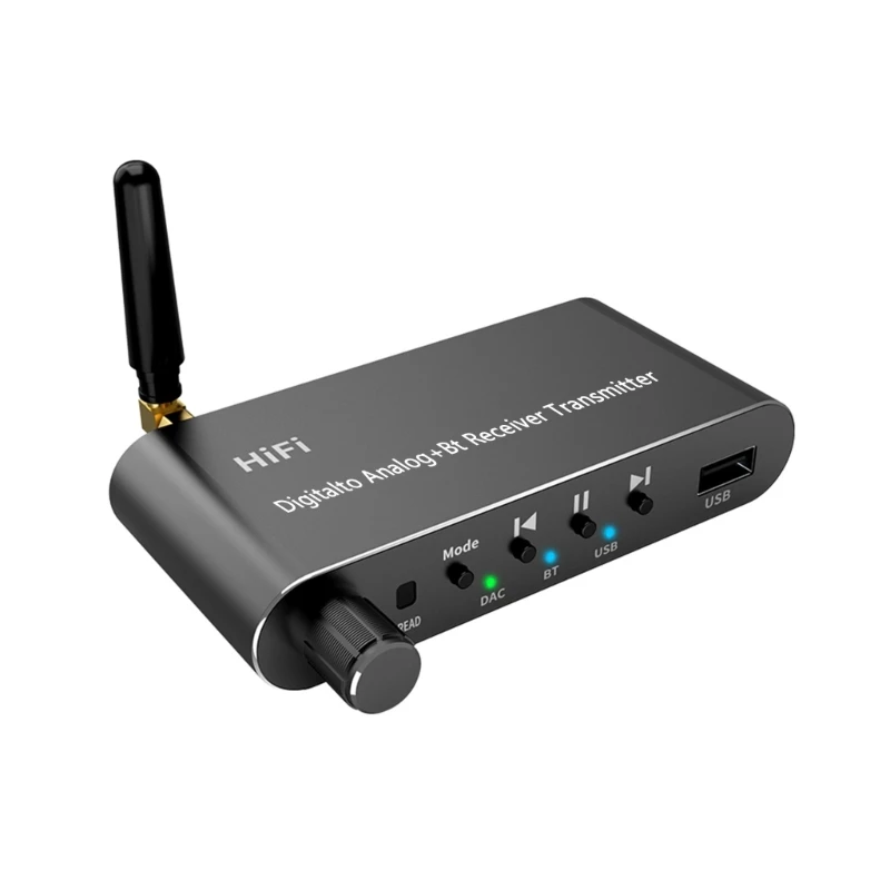 T5EE Optical Fiber Coaxial USB Bluetooth-compatible Adapter Digital-to-analog Convert
T5EE Optical Fiber Coaxial USB Bluetooth-compatible Adapter Digital-to-analog Convert