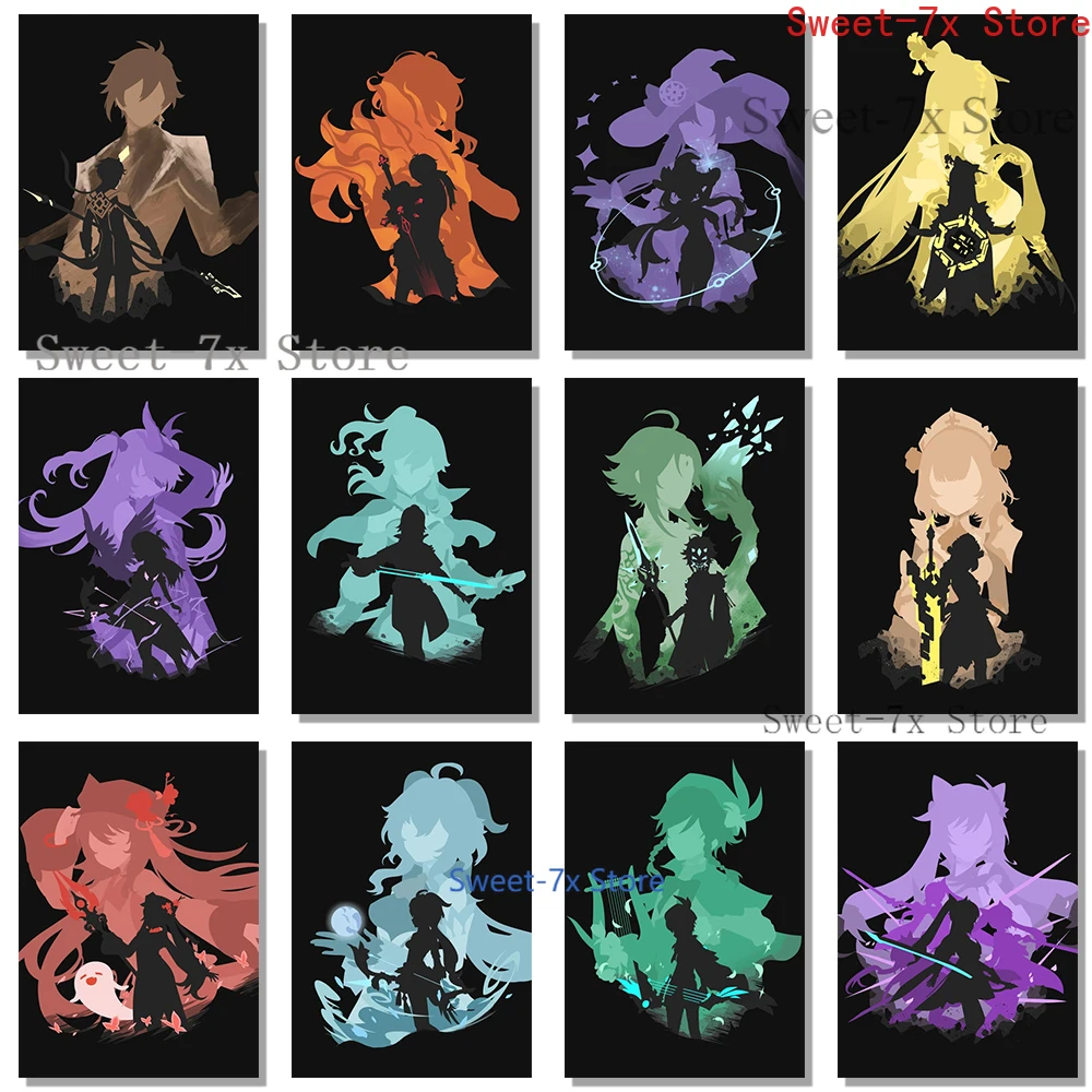Genshin Impact Game Anime Canvas Painting Art Nordic Posters and Prints Wall Pictures for Living Room Decoration Frameless
Genshin Impact Game Anime Canvas Painting Art Nordic Posters and Prints Wall Pictures for Living Room Decoration Frameless