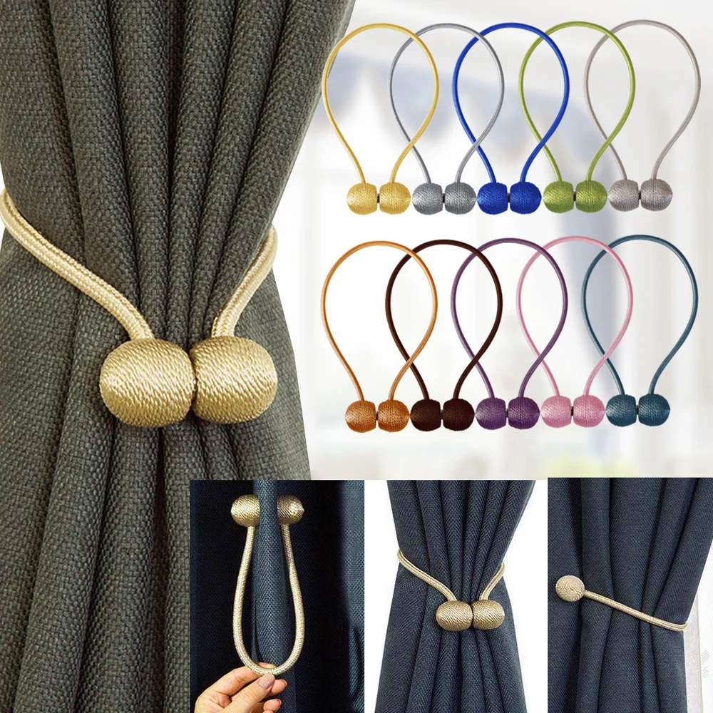 1Pc Magnetic Curtain Tieback High Quality Holder Hook Buckle Clip Curtain Tieback Polyester Decorative Home Accessorie
1Pc Magnetic Curtain Tieback High Quality Holder Hook Buckle Clip Curtain Tieback Polyester Decorative Home Accessorie