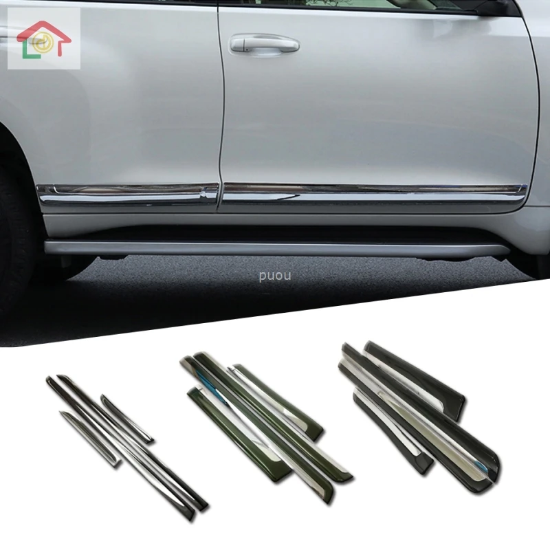 For Toyota Land Cruiser FJ150 Prado 150 LC150 2010 - 2019 ABS Chrome Black White Green Car Door Body Moulding Trim Accessories
For Toyota Land Cruiser FJ150 Prado 150 LC150 2010 - 2019 ABS Chrome Black White Green Car Door Body Moulding Trim Accessories