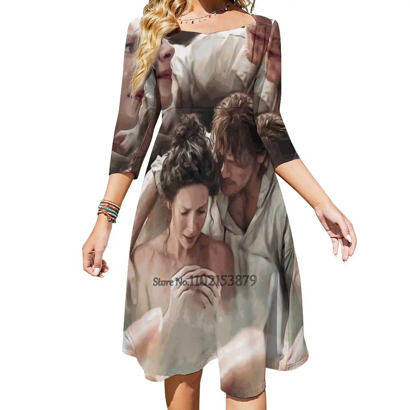 Платье с квадратным вырезом и открытой спиной, 6Xl
Платье с квадратным вырезом и открытой спиной, 6Xl