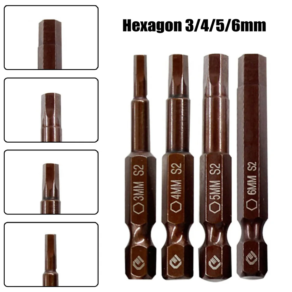 4pcs Inch Hex Shank Allen Wrench Drill Bits Set Magnetic Hexagon Screwdriver Bits 50mm Screwdriver Bits Magnetic Tip
4pcs Inch Hex Shank Allen Wrench Drill Bits Set Magnetic Hexagon Screwdriver Bits 50mm Screwdriver Bits Magnetic Tip