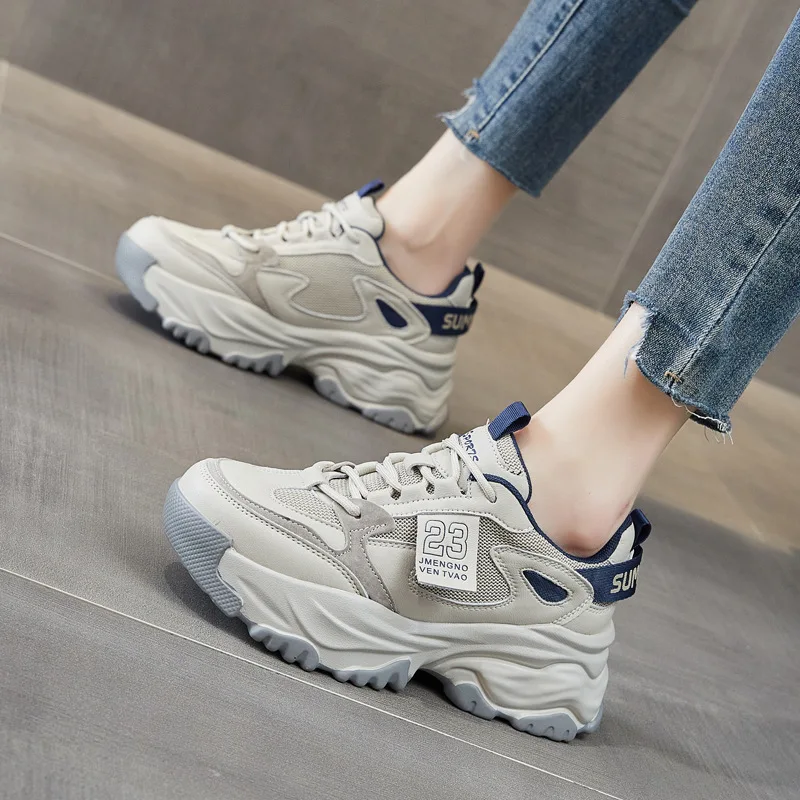 Genuine leather old daddy shoes female new matching women's shoes fashion mesh surface casual sports shoes tide
Genuine leather old daddy shoes female new matching women's shoes fashion mesh surface casual sports shoes tide