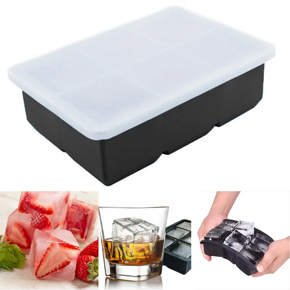 6 Grids Ice Cube Silicone Cube Maker Form Cake Pudding Chocolate Molds Easy To Remove Ice Trays Fade Resistant
6 Grids Ice Cube Silicone Cube Maker Form Cake Pudding Chocolate Molds Easy To Remove Ice Trays Fade Resistant