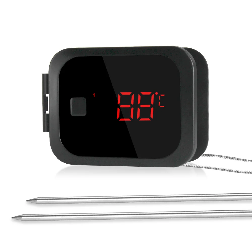 INKBIRD Cooking Thermometer Smart Timer IBT-2X Wireless Bluetooth-Compatible Temperature Recorder C F Display With Food Probe
INKBIRD Cooking Thermometer Smart Timer IBT-2X Wireless Bluetooth-Compatible Temperature Recorder C F Display With Food Probe