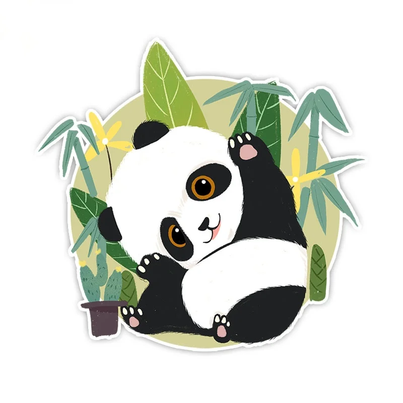 Fashion Cute Cartoon Panda Animal Car Sticker PVC Body Windshield Accessory Laptop Decorate High Quality Waterproof Auto Decal
Fashion Cute Cartoon Panda Animal Car Sticker PVC Body Windshield Accessory Laptop Decorate High Quality Waterproof Auto Decal