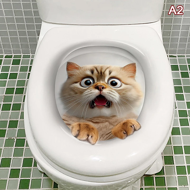 Наклейки на крышку унитаза с котом
Наклейки на крышку унитаза с котом
