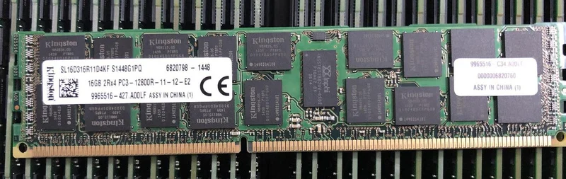 RAM 16G 2RX4 PC3--12800R ECCREG Server Memory Module DDR31600 RECC 
RAM 16G 2RX4 PC3--12800R ECCREG Server Memory Module DDR31600 RECC