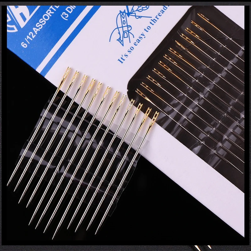 12Pcs/Set Elderly Needle-side Hole Needles Sewing Stainless Steel Pins DIY Crafts Household Sewing Knitting Tools Accessories
12Pcs/Set Elderly Needle-side Hole Needles Sewing Stainless Steel Pins DIY Crafts Household Sewing Knitting Tools Accessories