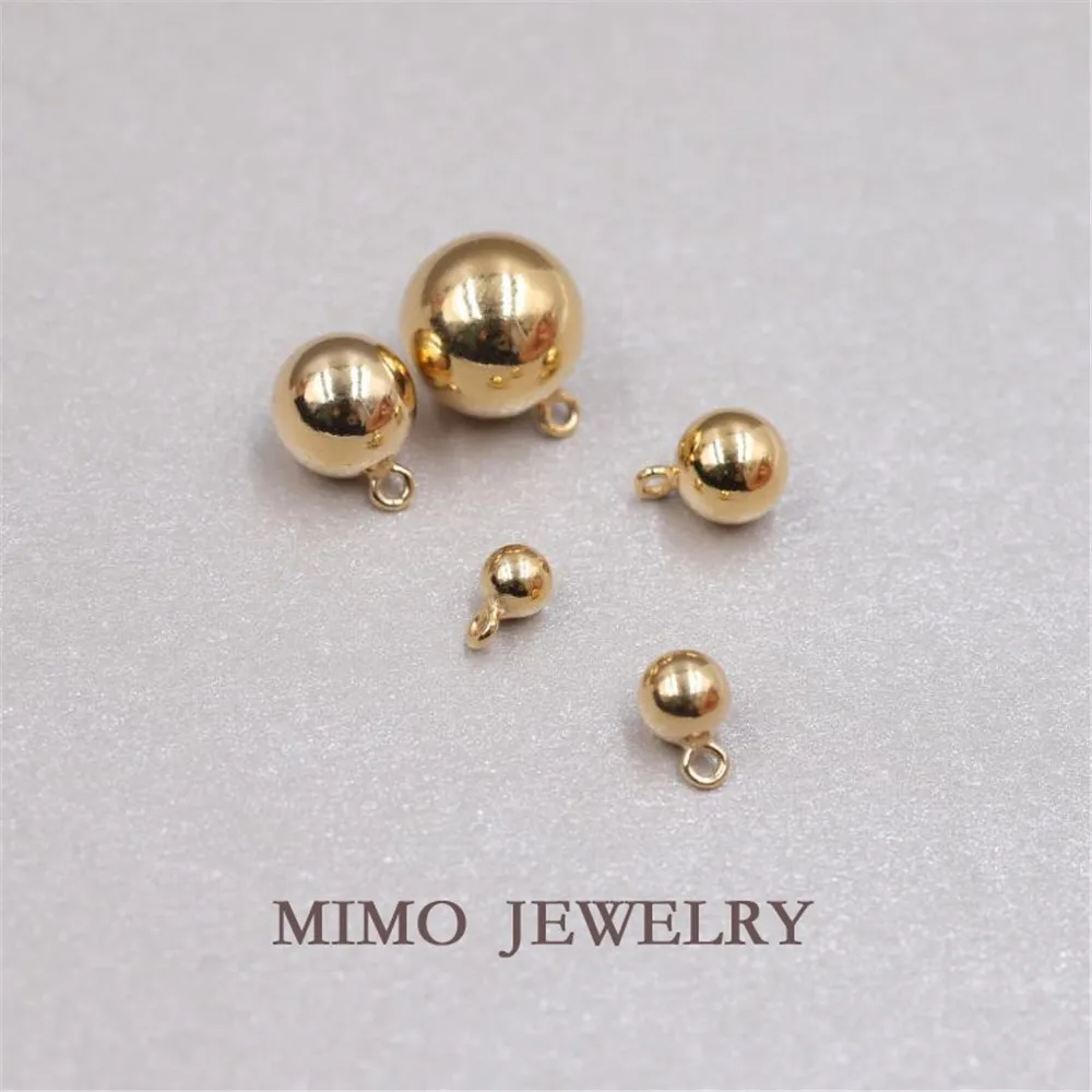 MIMO JEWELRY U.S. 14k Gold Filled 3-8mm no bead holder with ring gold beads pendant DIY handmade accessories
MIMO JEWELRY U.S. 14k Gold Filled 3-8mm no bead holder with ring gold beads pendant DIY handmade accessories