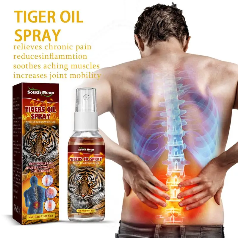 

Chinese Tiger Oil Spray Activating Muscles And Bones Massage Care Spray Activating Oil Soothes Joint Muscle Pain Essential Oil