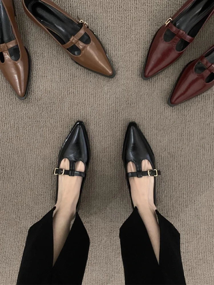 Pointed Toe Shallow Mouth Low Heels Shoes Woman Flats Elegant Casual Female Sneakers Dress New Summer Slip-On Mary Janes Basic P
Pointed Toe Shallow Mouth Low Heels Shoes Woman Flats Elegant Casual Female Sneakers Dress New Summer Slip-On Mary Janes Basic P