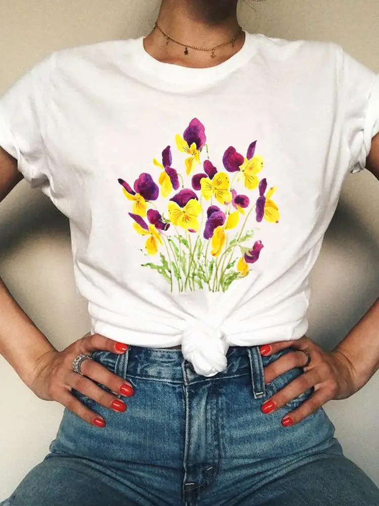 Short Sleeve Watercolor Sweet Cute Travel Casual T-shirts Women Graphic Tee Summer T Clothing Print Fashion Female Clothes
Short Sleeve Watercolor Sweet Cute Travel Casual T-shirts Women Graphic Tee Summer T Clothing Print Fashion Female Clothes
