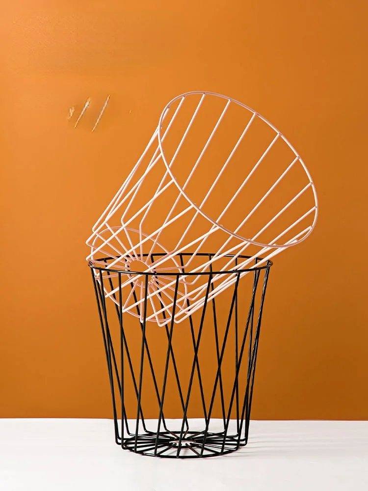 Nordic Style Household Iron Hollow Trash Can Living Room Kitchen Dry Wet Separation Wastebasket Toilet Metal Trash Can
Nordic Style Household Iron Hollow Trash Can Living Room Kitchen Dry Wet Separation Wastebasket Toilet Metal Trash Can