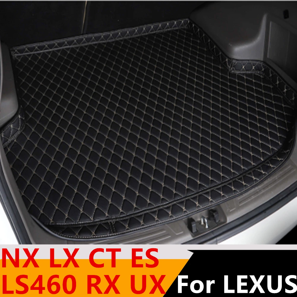 

Sinjayer High Side Car Trunk Mat AUTO Tail Boot Luggage Pad Carpet Fit For LEXUS NX CT200H RX ES UX LS460 LX Series All Models