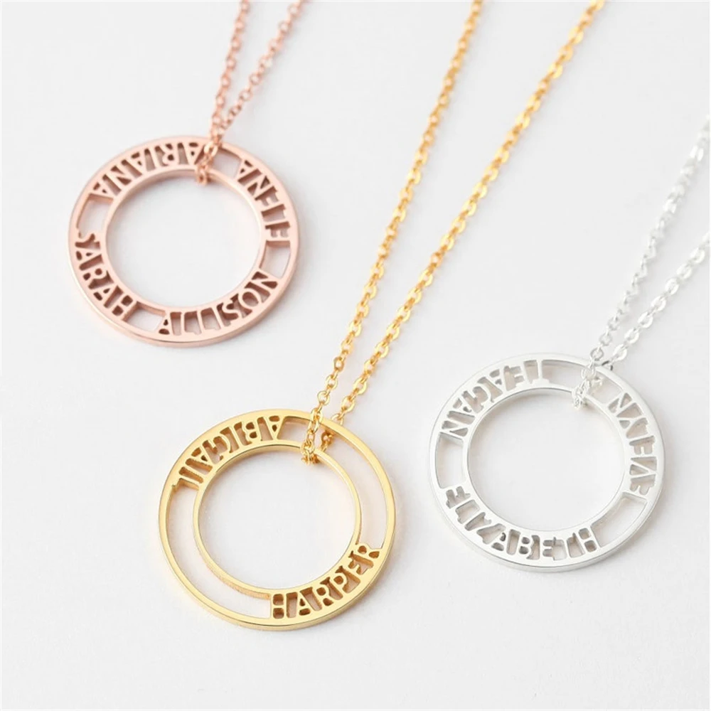 Personalized Necklace Name Customized Multiple Kids Name Round Pendants Mom Necklace Stainless Steel Jewelry Gifts For Women
Personalized Necklace Name Customized Multiple Kids Name Round Pendants Mom Necklace Stainless Steel Jewelry Gifts For Women