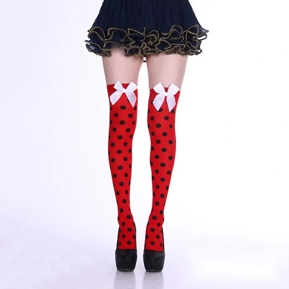 1 Pair Halloween Stocking Candy Color Bowknot Scary Sweat Absorb Cosplay Stocking for Women
1 Pair Halloween Stocking Candy Color Bowknot Scary Sweat Absorb Cosplay Stocking for Women