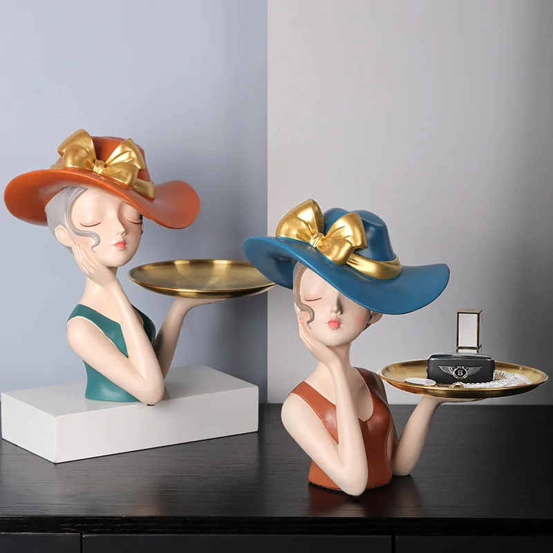 Nordic Resin Storage Girl Sculpture Ornaments Living Room Desktop Character Model Craft Home Decoration Accessories Wedding Gift
Nordic Resin Storage Girl Sculpture Ornaments Living Room Desktop Character Model Craft Home Decoration Accessories Wedding Gift
