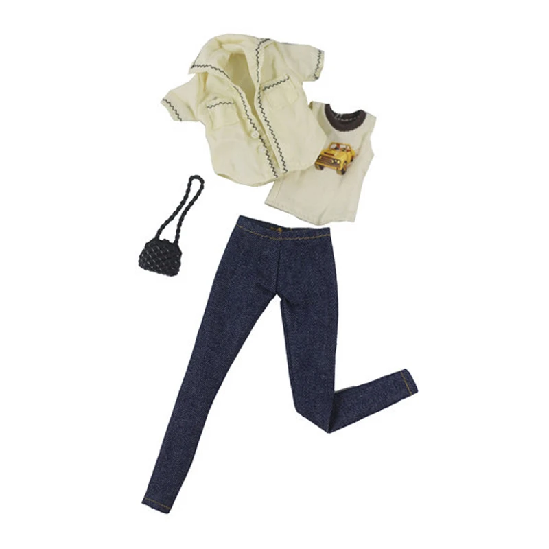 Beige Coat Blouse Shirt Jeans Pants Bag 11.5" Doll Clothes For Barbie Outfits Tops Trousers 1/6 Dolls Accessories Kids Toys Gift
Beige Coat Blouse Shirt Jeans Pants Bag 11.5" Doll Clothes For Barbie Outfits Tops Trousers 1/6 Dolls Accessories Kids Toys Gift