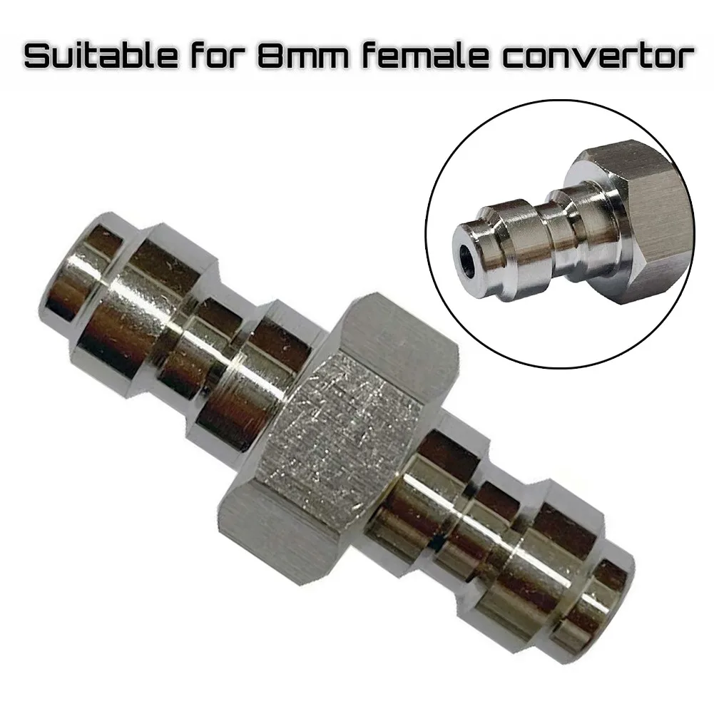 8mm Dual Male/Female Quick Connect Adaptor Stainless Steel Connect Adapter Foster Fitting 1/8NPT Four Options PCP Paintball Part
8mm Dual Male/Female Quick Connect Adaptor Stainless Steel Connect Adapter Foster Fitting 1/8NPT Four Options PCP Paintball Part
