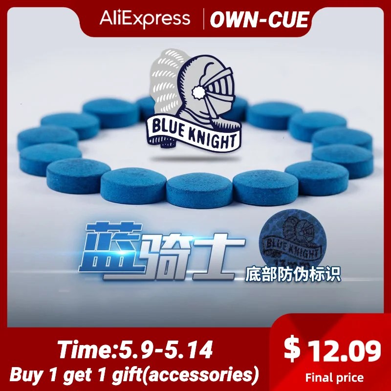 BLUE KNIGHT Pool/Snooker Cue 4 Size Options Tip High Quality Tip Professional Billiard Tip Durable Billiard Accessories
BLUE KNIGHT Pool/Snooker Cue 4 Size Options Tip High Quality Tip Professional Billiard Tip Durable Billiard Accessories