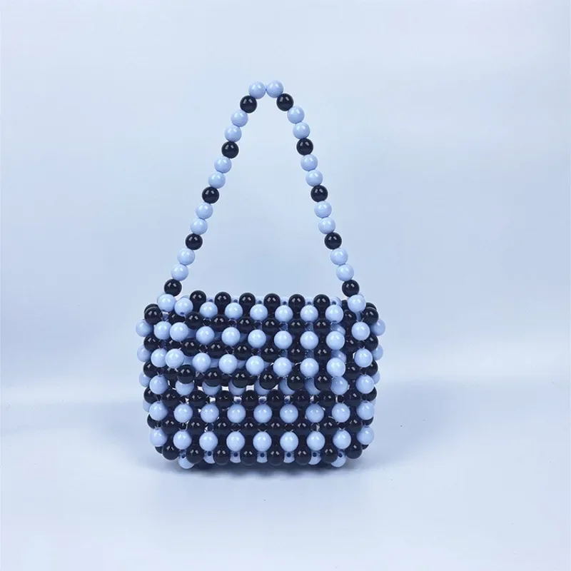 Vintage Mini Handwoven Beaded Pearl Flap Women's Handbag New Fashionable INS Blue Panel Design Lipstick Wallet Cute Girl Bag
Vintage Mini Handwoven Beaded Pearl Flap Women's Handbag New Fashionable INS Blue Panel Design Lipstick Wallet Cute Girl Bag