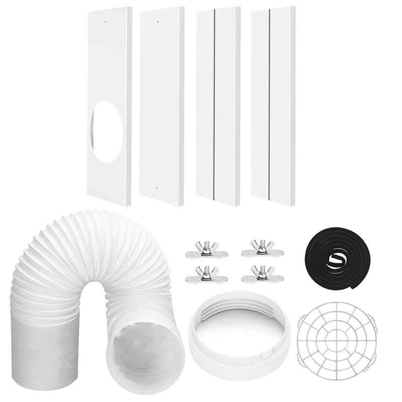 Portable Air Conditioner Window Kit With Hose Adjustable Window Seal Kit Plate For AC Unit, Portable AC Window Vent Kit
Portable Air Conditioner Window Kit With Hose Adjustable Window Seal Kit Plate For AC Unit, Portable AC Window Vent Kit
