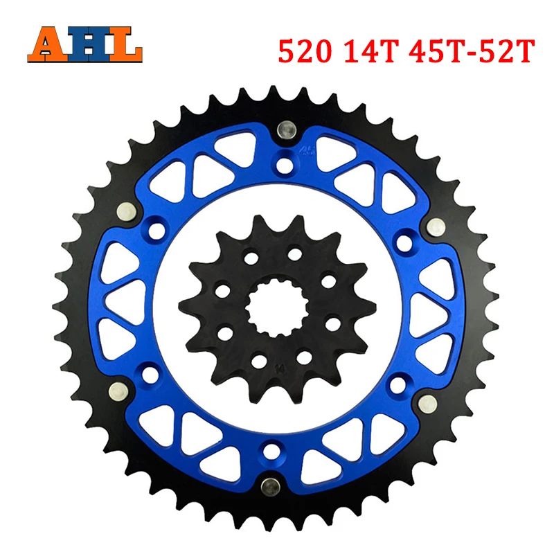 Motorcycle 14T 45T 46T 47T 48T 49T 51T 52T Front & Rear Sprocket For YAMAHA WR250 WR400 WR450 WR450F YZ250 YZ400 YZ450 YZ450F
Motorcycle 14T 45T 46T 47T 48T 49T 51T 52T Front & Rear Sprocket For YAMAHA WR250 WR400 WR450 WR450F YZ250 YZ400 YZ450 YZ450F