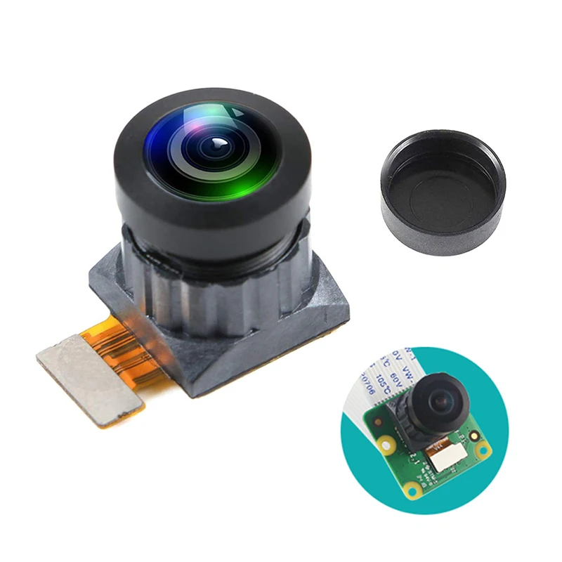 Raspberry Pi 4B 3B+ 3B 8MP Camera Module Wide Angle Drop-in Replacement Lens For Raspberry Pi Camera Module V2 160 Degree FoV
Raspberry Pi 4B 3B+ 3B 8MP Camera Module Wide Angle Drop-in Replacement Lens For Raspberry Pi Camera Module V2 160 Degree FoV