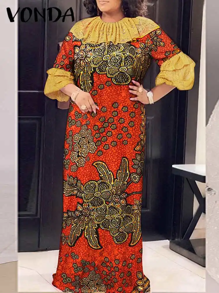 Женское винтажное платье-макси с расклешенными рукавами, повседневное и праздничное длинное платье с принтом в богемном стиле, 2022
Женское винтажное платье-макси с расклешенными рукавами, повседневное и праздничное длинное платье с принтом в богемном стиле, 2022