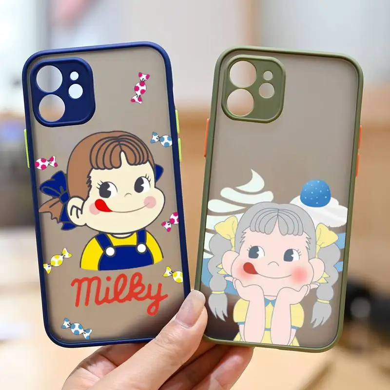 Cute Fujiya Milky Peko chan Phone Case matte transparent For Clear Funda sapphire iPhone 7 8 x xs xr 11 12 13 pro plus max mini
Cute Fujiya Milky Peko chan Phone Case matte transparent For Clear Funda sapphire iPhone 7 8 x xs xr 11 12 13 pro plus max mini