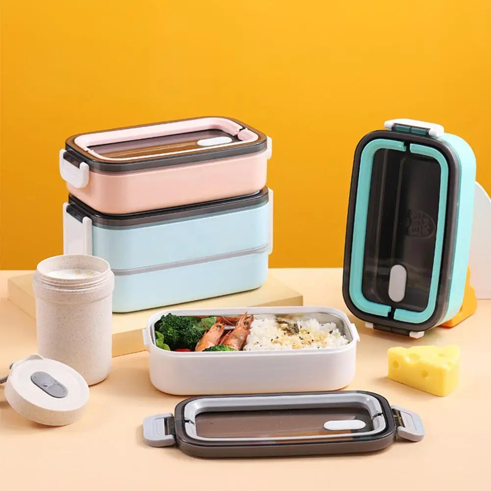 Office Worker with Lunch Box Single /Double-Layer Portable Microwave Bento Box Separated Insulation Heated Lunch Box Set
Office Worker with Lunch Box Single /Double-Layer Portable Microwave Bento Box Separated Insulation Heated Lunch Box Set
