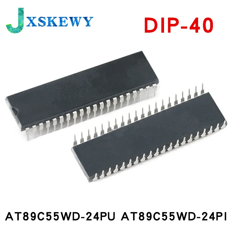 10 шт./лот AT89C55WD-24PU AT89C55WD AT89C55 DIP-40 IC