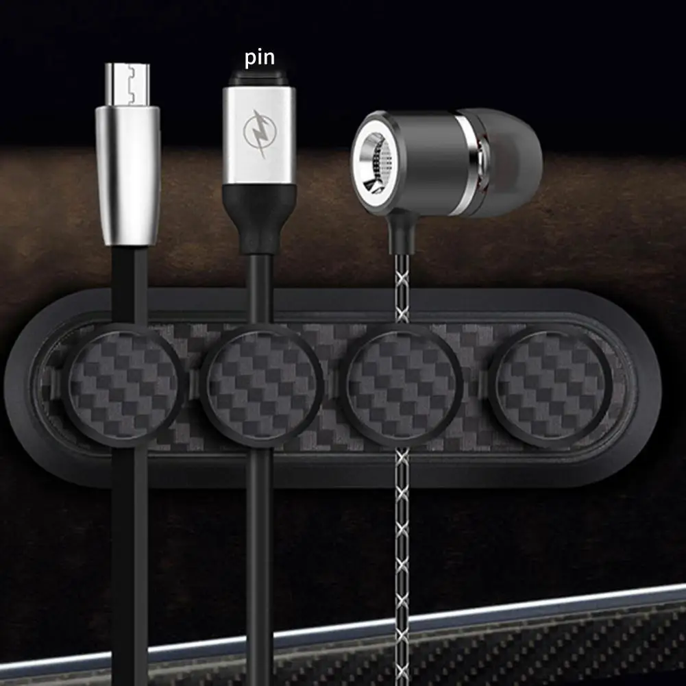 Cable Organizer 1 Set Reliable Removable Long Lasting Wire Keeper Headphone Earphone Cable Organizer for Household
Cable Organizer 1 Set Reliable Removable Long Lasting Wire Keeper Headphone Earphone Cable Organizer for Household