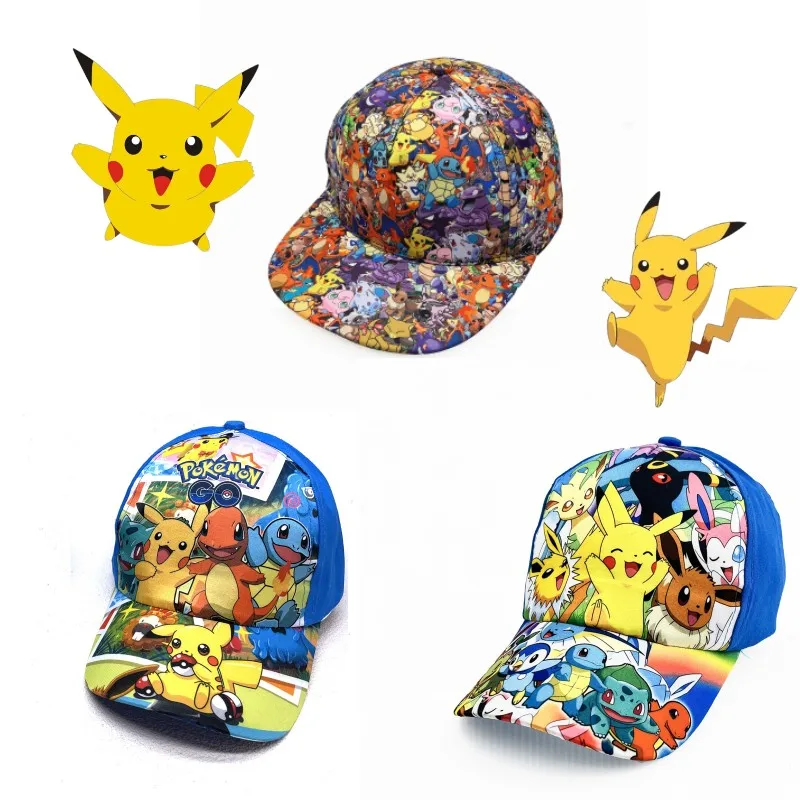 Pokemon Baseball Cap Street Dance Hip Hop Men Women Sun Protection Summer Cartoon Sun Visor Anime Pikachu Peaked Cap Child Gift
Pokemon Baseball Cap Street Dance Hip Hop Men Women Sun Protection Summer Cartoon Sun Visor Anime Pikachu Peaked Cap Child Gift