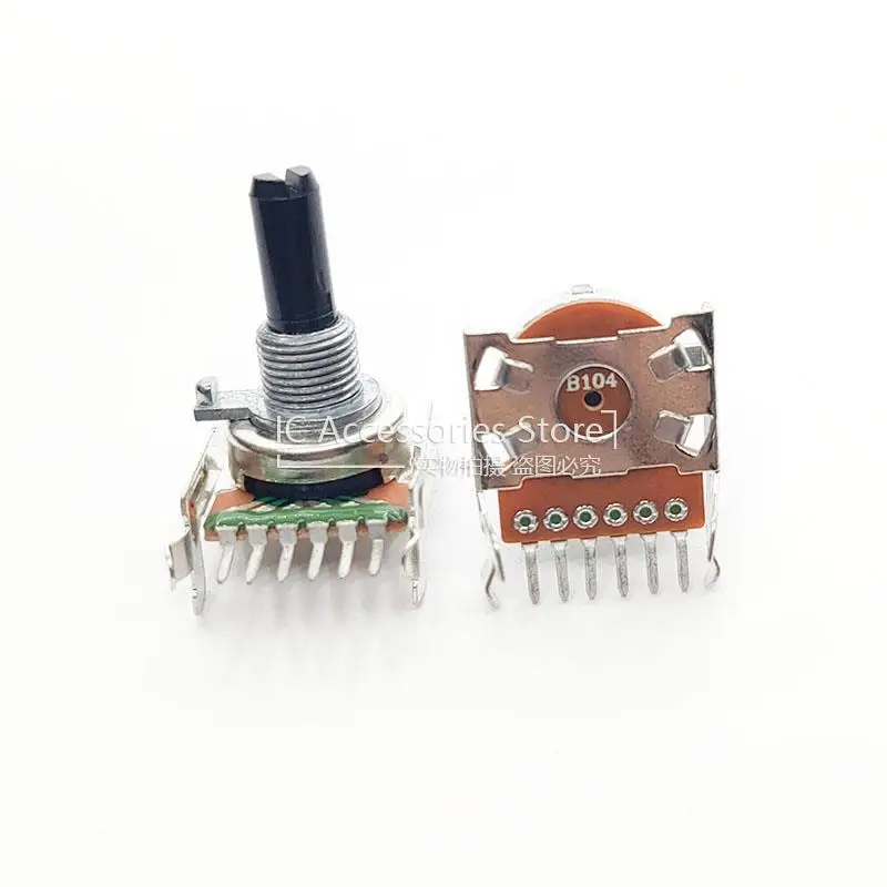 2PCS 161 Type B100K Duplex B104 Audio Speaker Power Amplifier Volume Potentiometer Horizontal Single Row 6 Pin 20MM Half Shaft
2PCS 161 Type B100K Duplex B104 Audio Speaker Power Amplifier Volume Potentiometer Horizontal Single Row 6 Pin 20MM Half Shaft