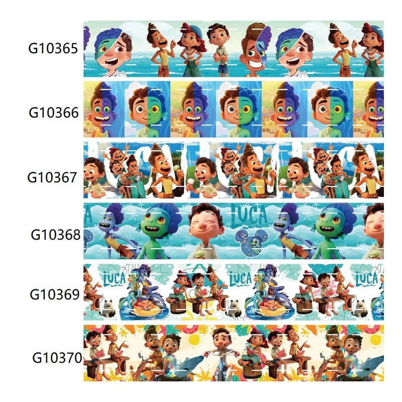 10yards 22MM Printed Disney Luca Grosgrain Ribbon for DIY Bows Craft Supplies Decoration Handmade Materials
10yards 22MM Printed Disney Luca Grosgrain Ribbon for DIY Bows Craft Supplies Decoration Handmade Materials