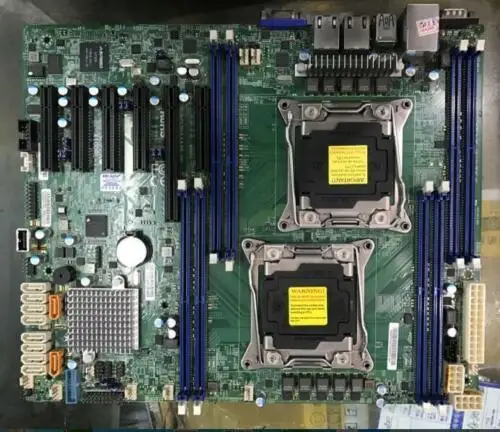 

Серверная Материнская плата SuperMicro X10DRI Intel C612 LGA2011-V3 DDR4 ECC с использованием ввода/вывода