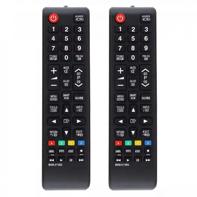 2X BN59-01199G Wireless TV Remote Control Replacement For Samsung BN5901199G / BN59-01199G Smart TV
2X BN59-01199G Wireless TV Remote Control Replacement For Samsung BN5901199G / BN59-01199G Smart TV