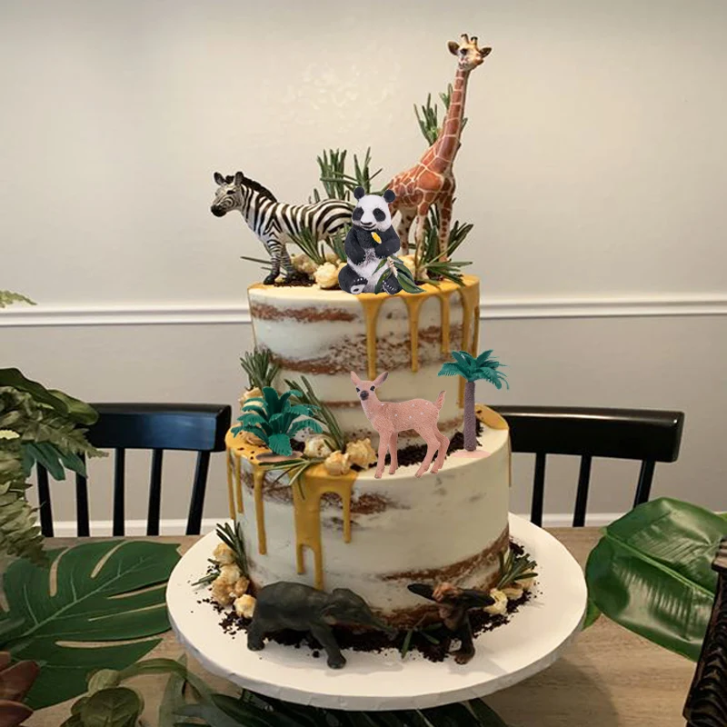 Safari Animals Cake Decor giraffe Elephant Panda Jungle Wild Forest Animals Cake Toppers baby shower kids Birthday Party Decor
Safari Animals Cake Decor giraffe Elephant Panda Jungle Wild Forest Animals Cake Toppers baby shower kids Birthday Party Decor
