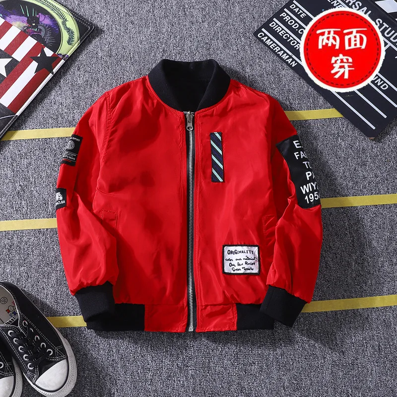 Boys Double-faced Jacket 9 Spring 5 New Big Children's Clothing 7 Baby Coat Autumn 12 Years Old Tide Boy Christmas Birthday Gift 
Boys Double-faced Jacket 9 Spring 5 New Big Children's Clothing 7 Baby Coat Autumn 12 Years Old Tide Boy Christmas Birthday Gift