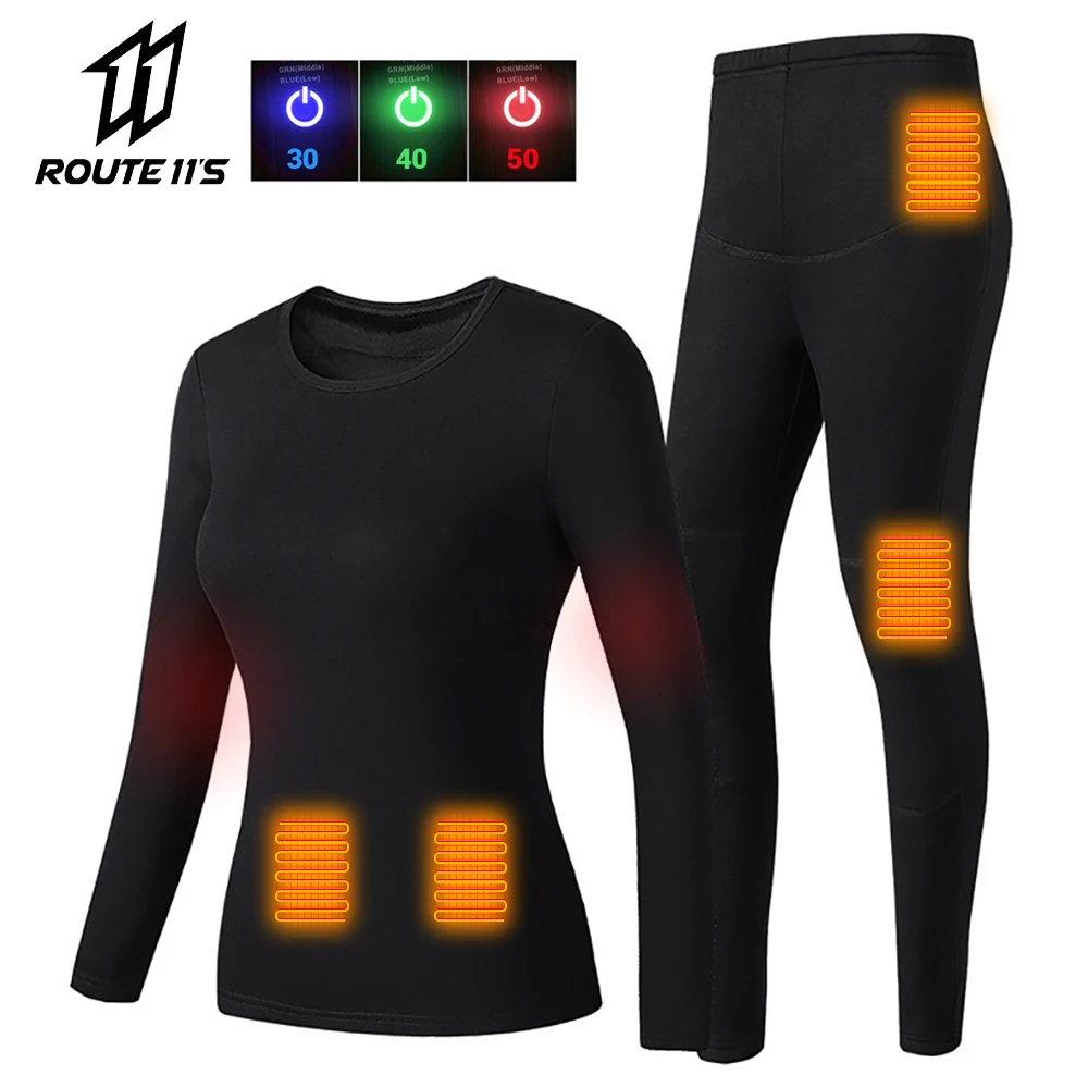 Women Winter Heated Underwear Men Motorcycle Jacket Suit USB Electric Heating Ski Outdoor Heated Jacket Thermal Warm Underwear
Women Winter Heated Underwear Men Motorcycle Jacket Suit USB Electric Heating Ski Outdoor Heated Jacket Thermal Warm Underwear