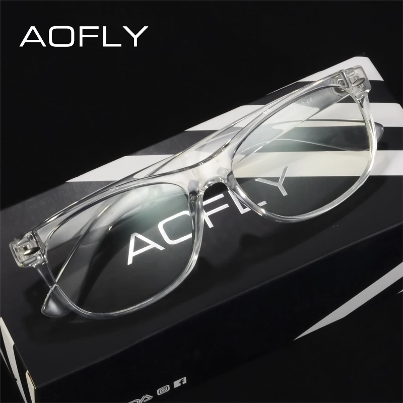Очки для компьютера AOFLY для мужчин и женщин, оптические аксессуары в оправе с прозрачными линзами синего света, UV400
Очки для компьютера AOFLY для мужчин и женщин, оптические аксессуары в оправе с прозрачными линзами синего света, UV400