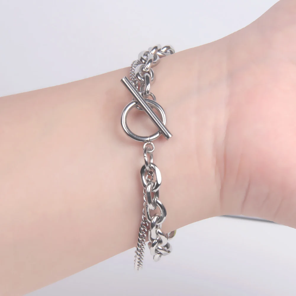 XHN High Quality Stainless Steel Bracelets For Men Blank Color Punk O Link Chain Bracelets On the Hand Jewelry Gifts trend
XHN High Quality Stainless Steel Bracelets For Men Blank Color Punk O Link Chain Bracelets On the Hand Jewelry Gifts trend